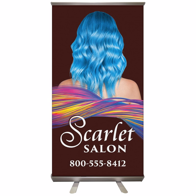 32" x 60" Custom Digitally Printed Retractable Banner Stand