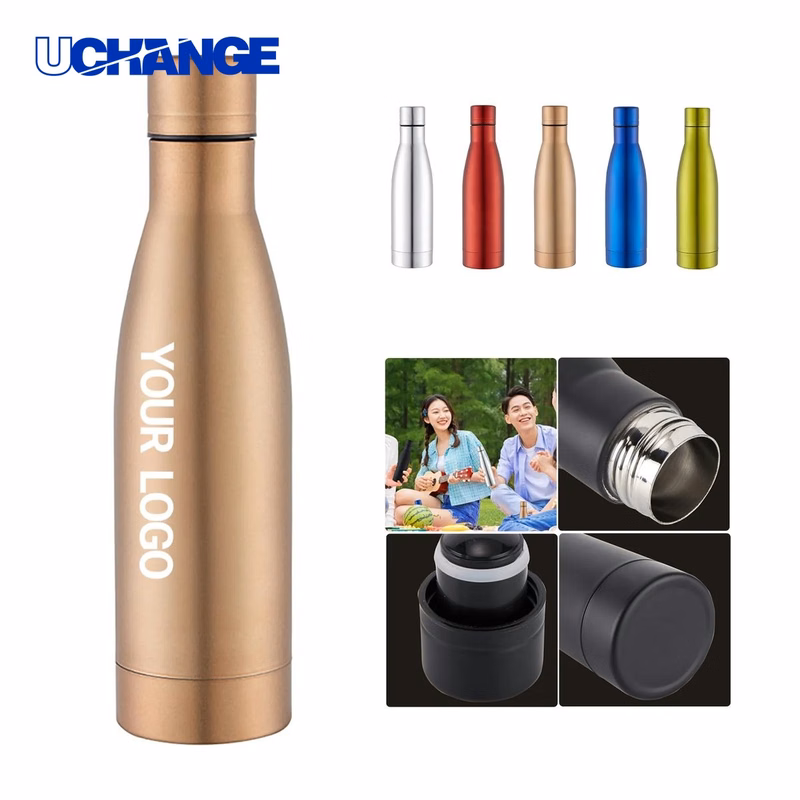 Luxury Vacuum-Insulated Wine Bottle MOQ 50