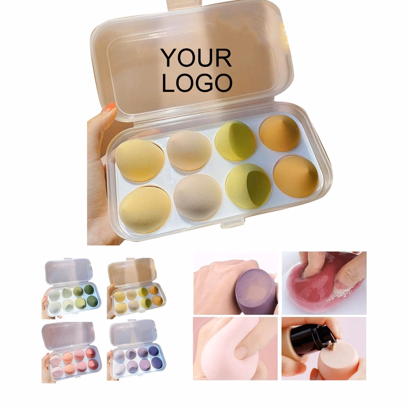3-Piece Makeup Sponge Set 4.73" x 3.15", Customizable with Logo