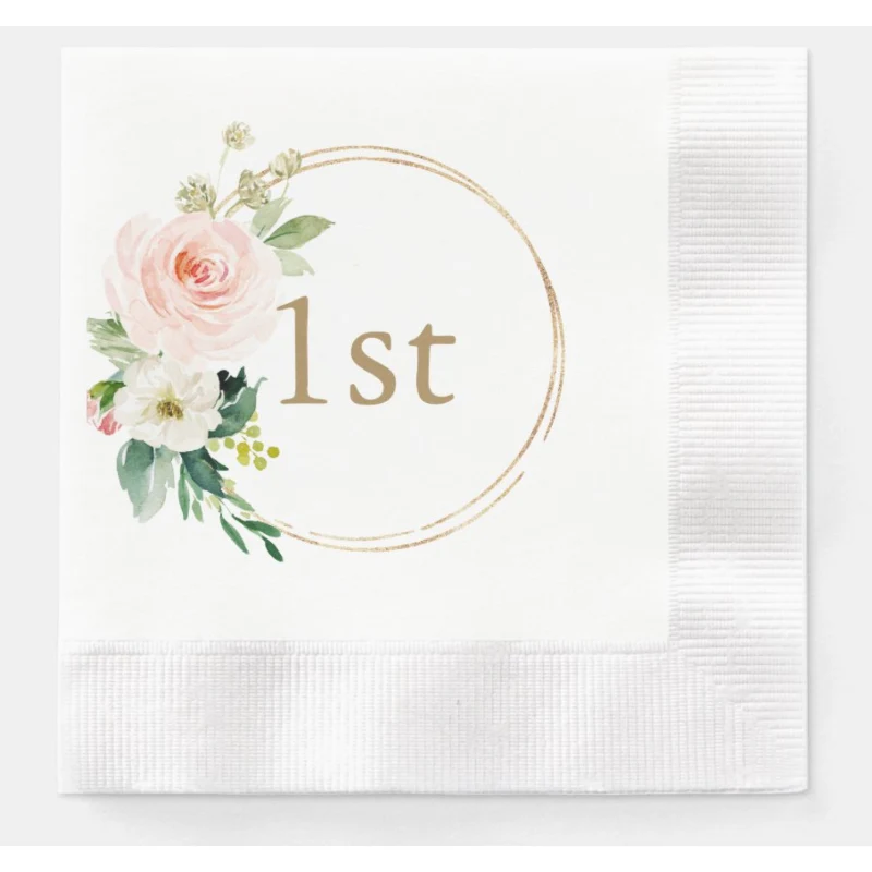 Full Color 3ply Coined Beverage Napkin 1