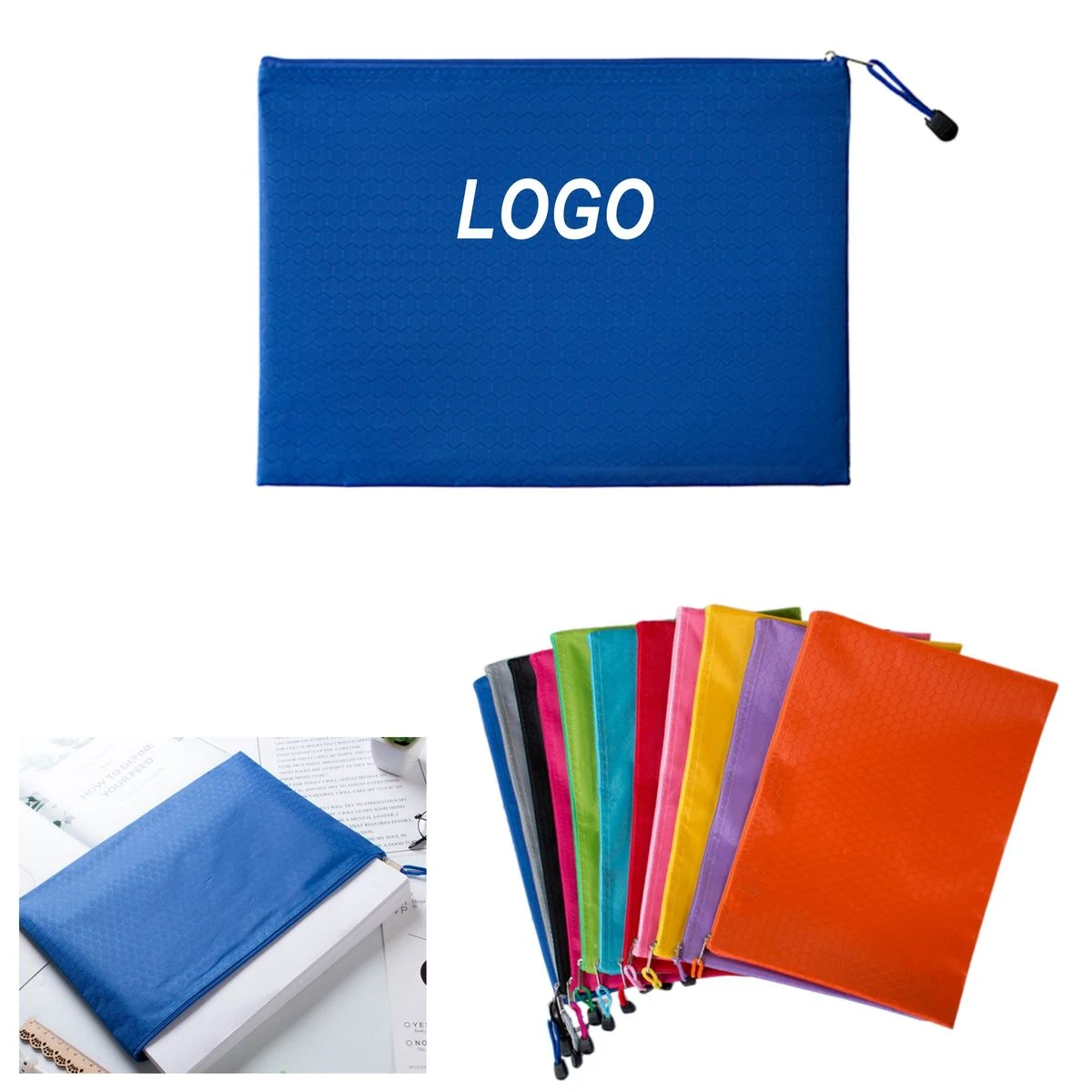 A5 Oxford Waterproof Zipper Bag 1