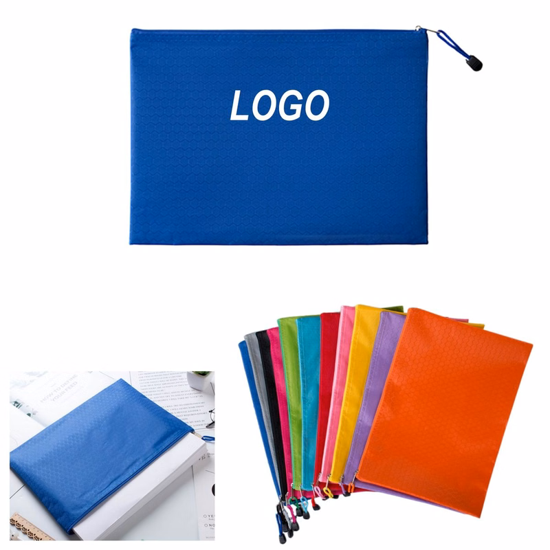 A5 Oxford Waterproof Zipper Bag