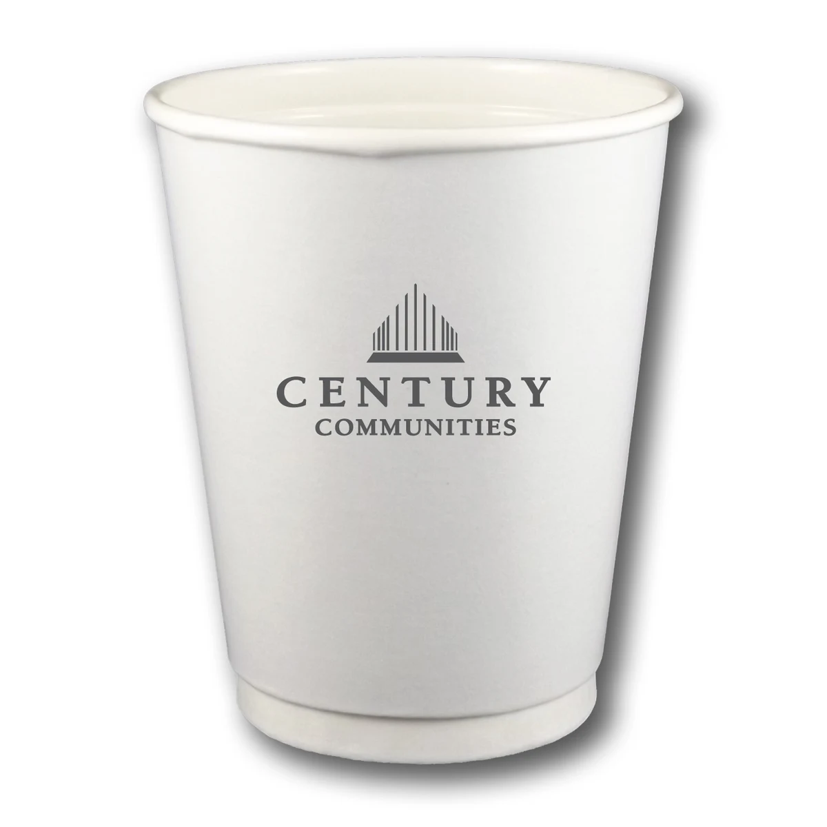 12 oz. Double-Wall Paper Hot Cup - White or Kraft 1