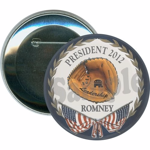 Mitt Romney President 2012, Leadership, Political Button