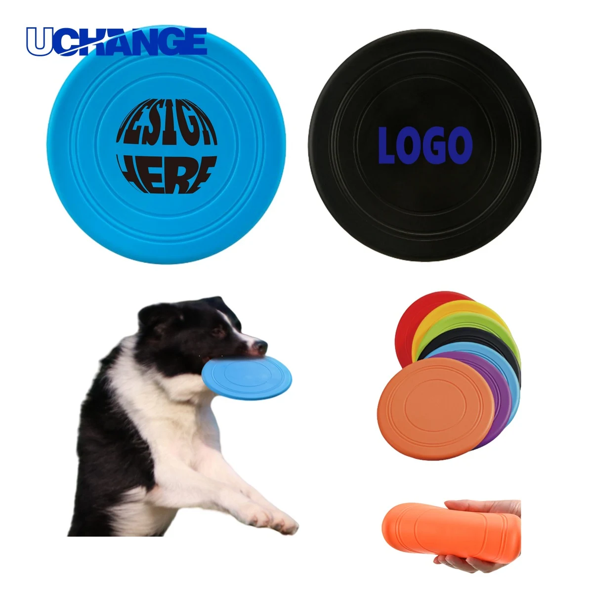 Dog Flying Disc Toy for Outdoor Training Games 1