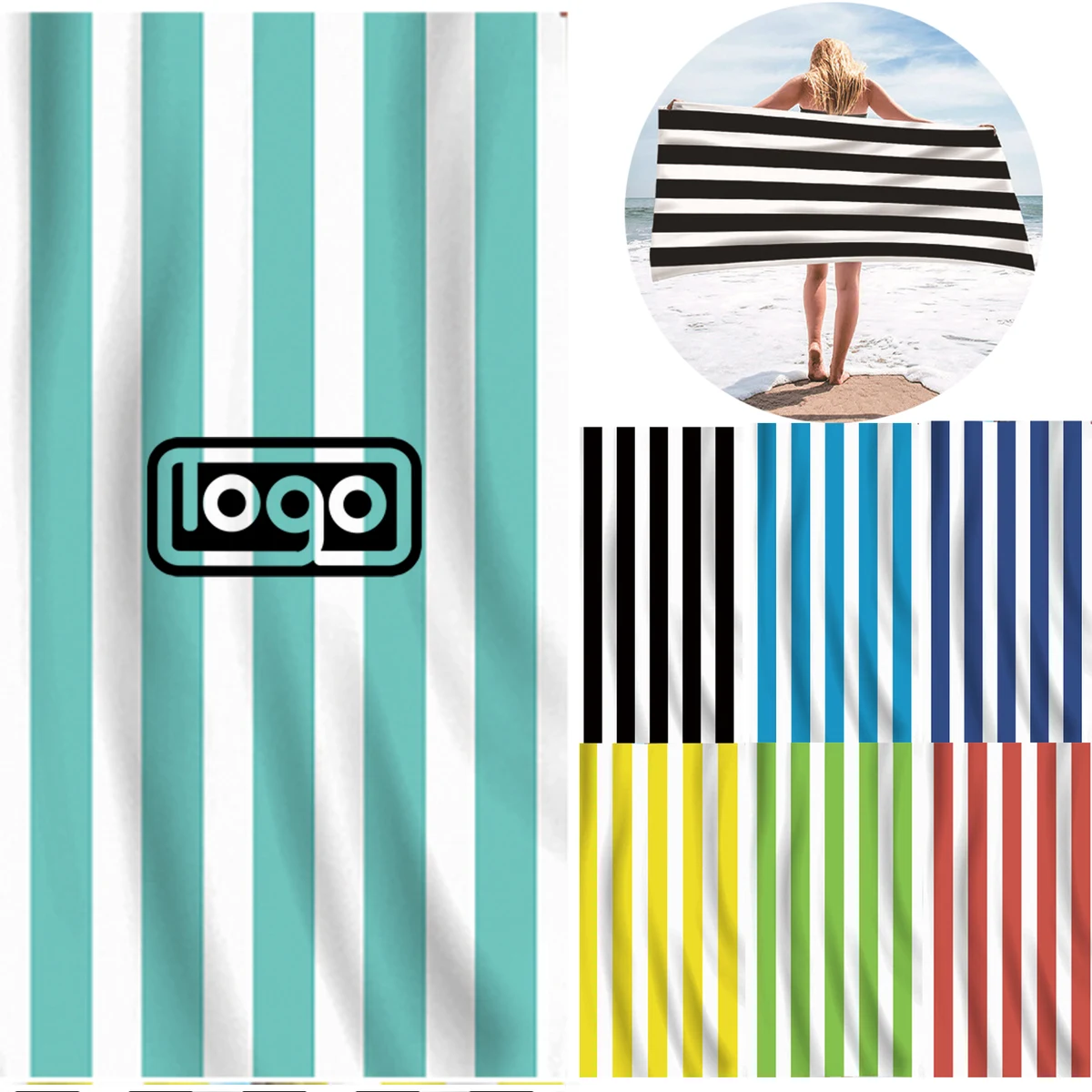 30 x 60 in Ultra-Absorbent Microfiber Vacation Towel 1