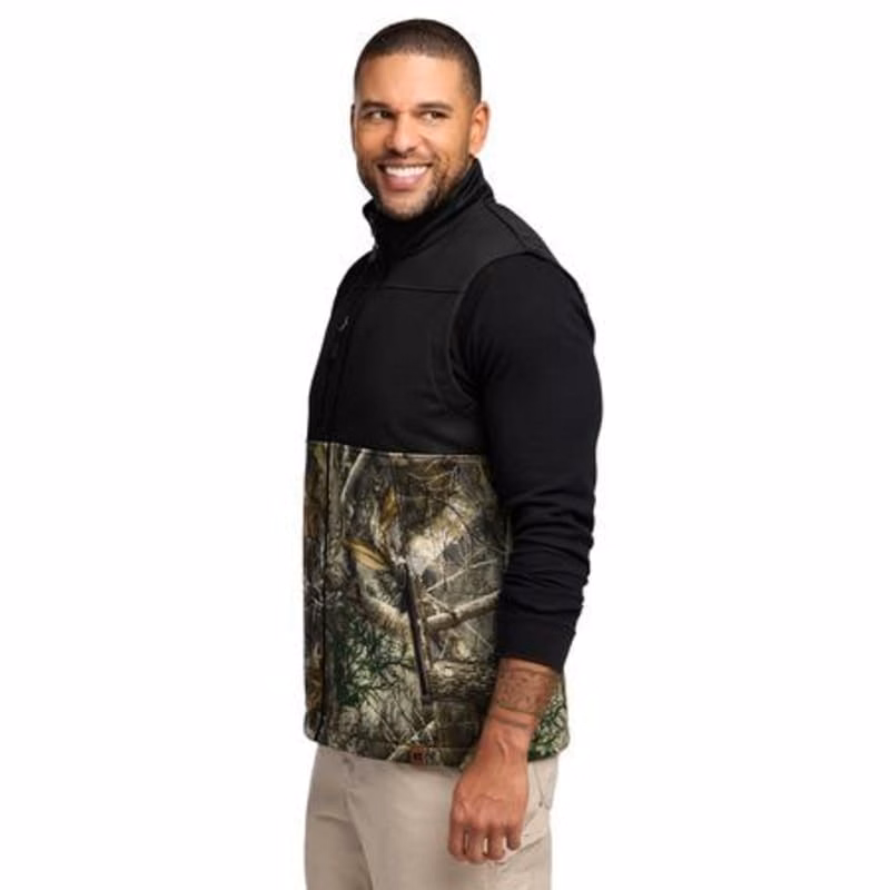 Russell Outdoors Realtree Atlas Colorblock Soft Shell Vest