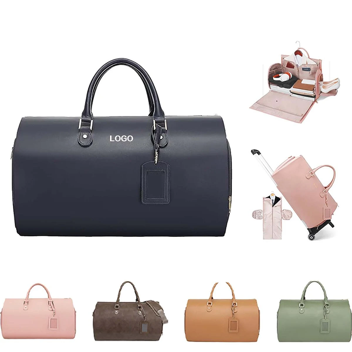 Leather Garment Bag 1