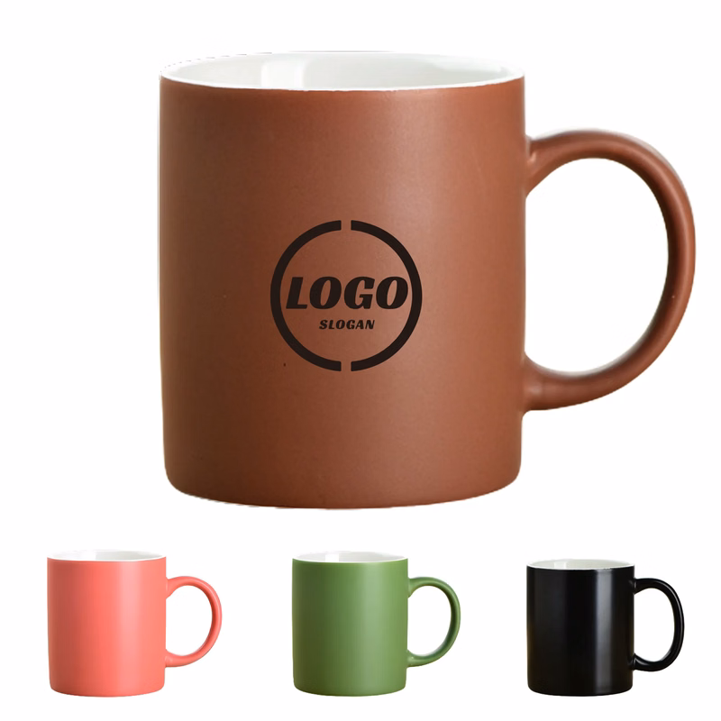 Stylish 11 Oz Matte Ceramic Coffee Mug