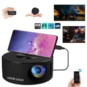 LED Mini Projector USB Powered Support Wired Connection Phone Screen 1