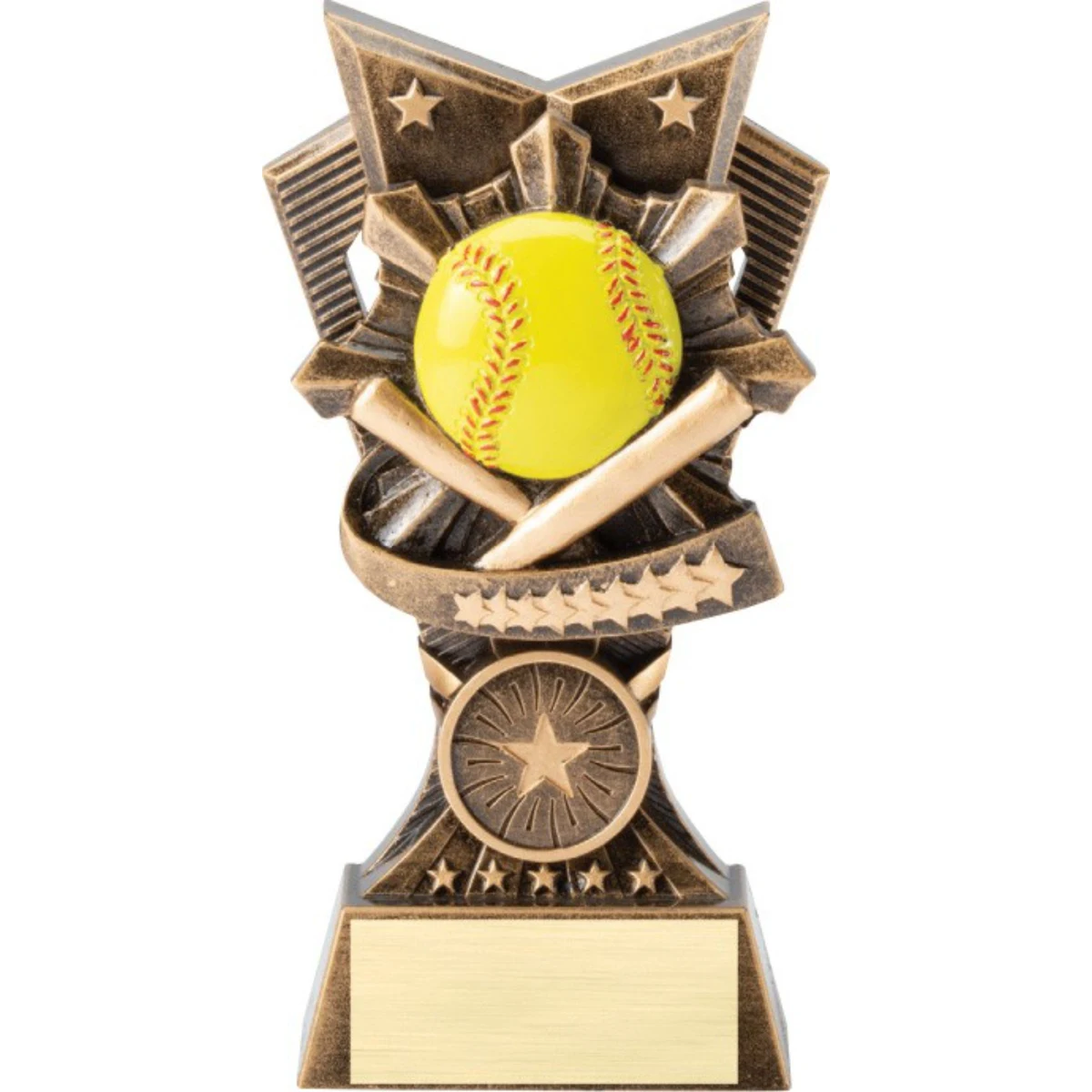 Softball 3D Design Resin Award 1