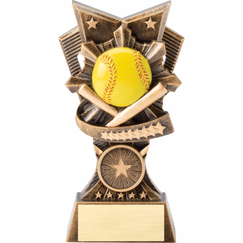 Softball 3D Design Resin Award