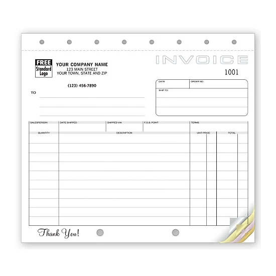 Shipping Invoices, Classic Design, Small 1