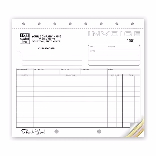 Shipping Invoices, Classic Design, Small