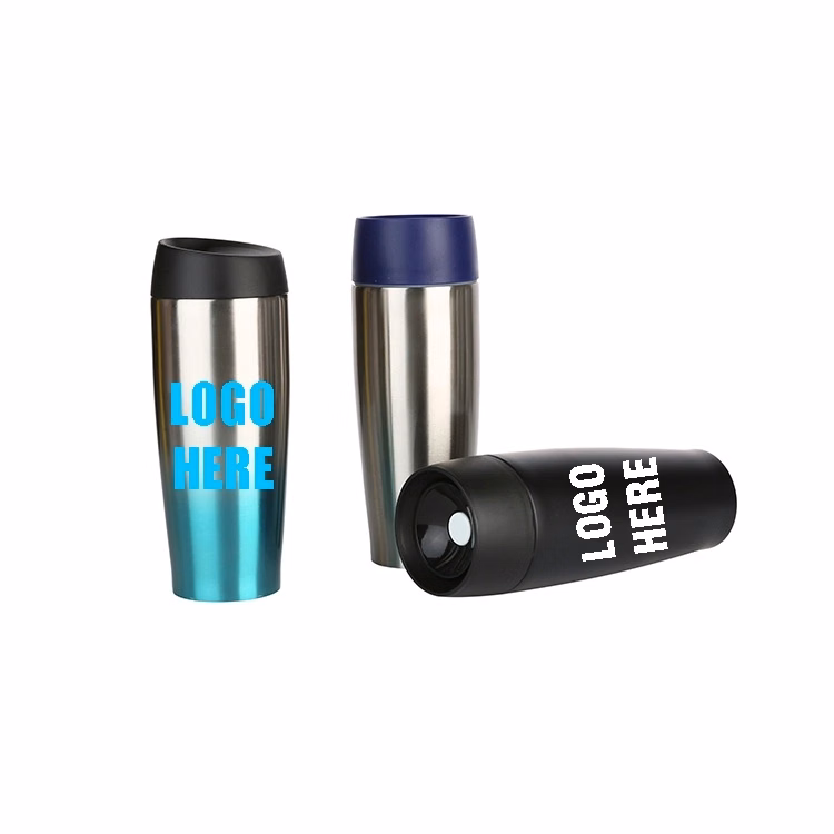 Custom 15 oz Stainless Steel Travel Coffee Mug