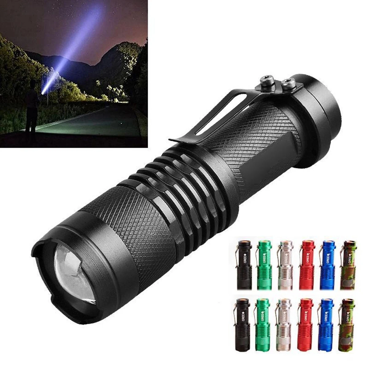 Q5 Zoomable Flashlight Torch 1
