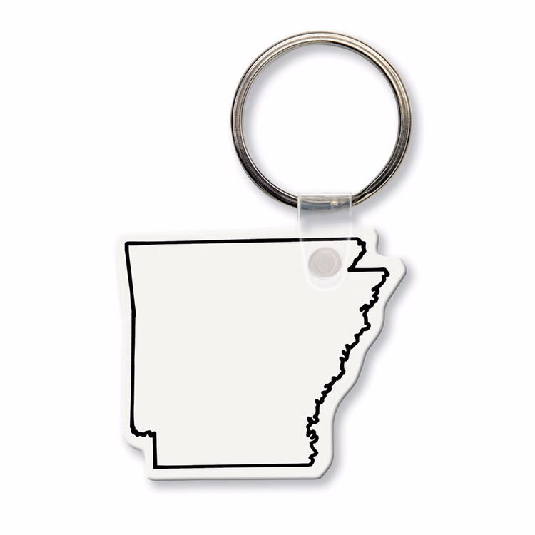 Arkansas State Shape Key Tag (Spot Color)