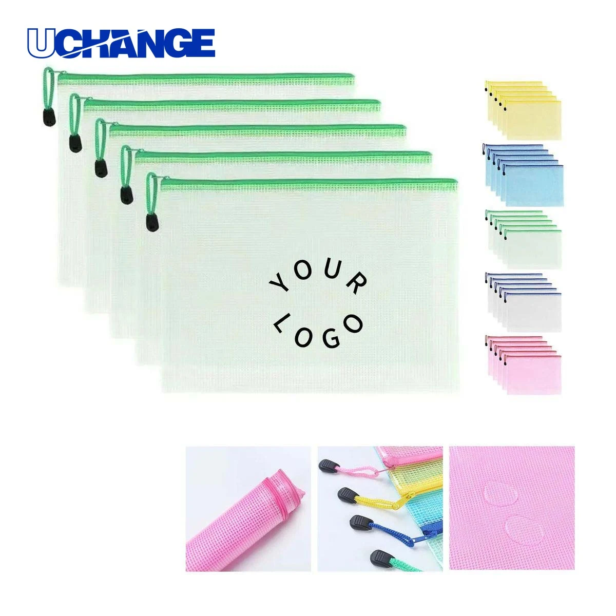 PVC Zipper Bag A4 Paper Organizer 1