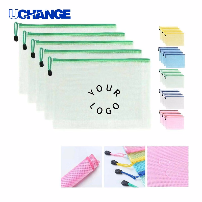 PVC Zipper Bag A4 Paper Organizer