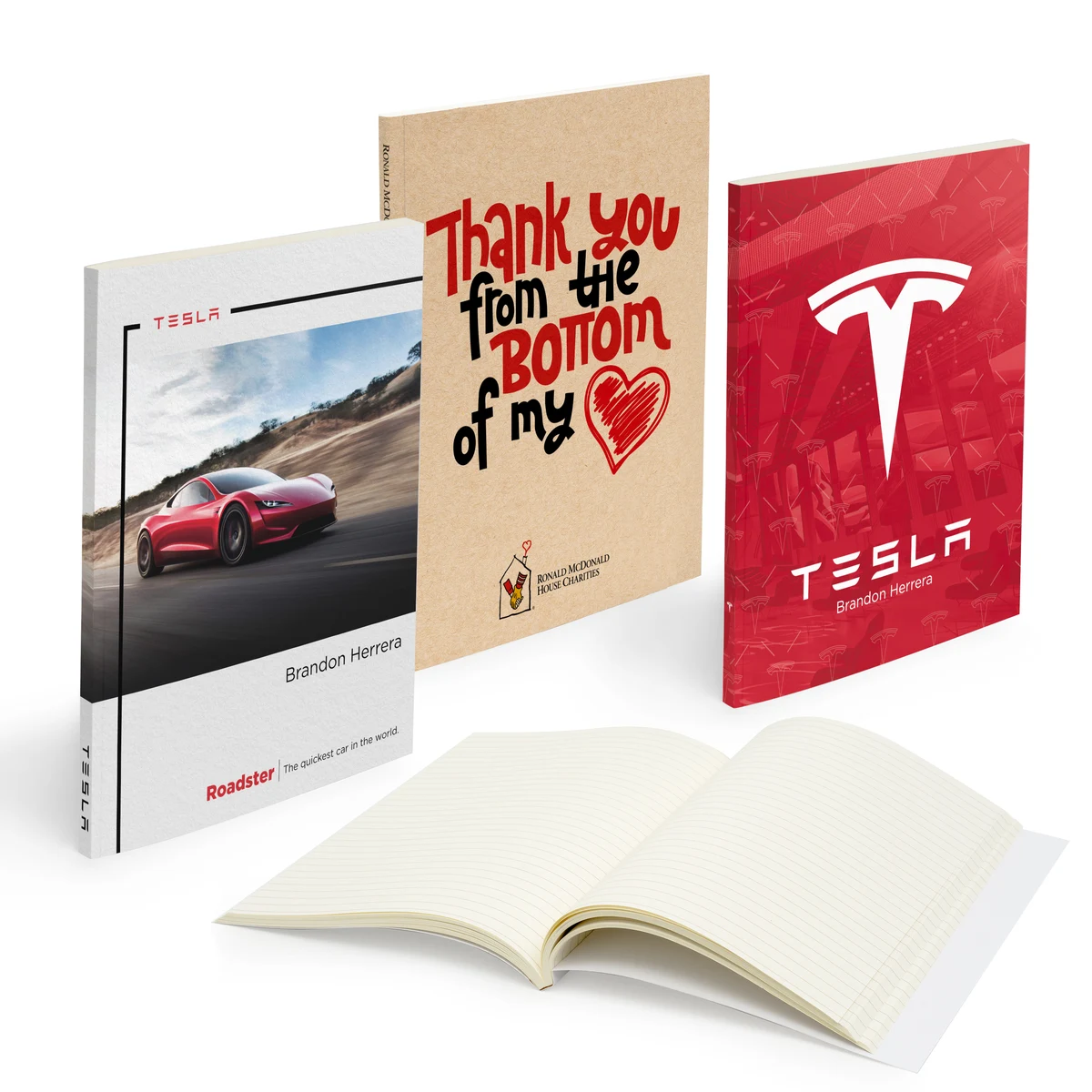 Magna Perfect Bound Notebook (5.5" X 8.25" With 150 Pages) 1