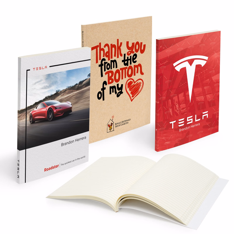 Magna Perfect Bound Notebook (5.5" X 8.25" With 150 Pages)
