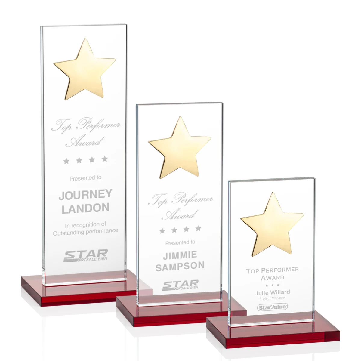 Dallas Star Award - Red/Gold 1