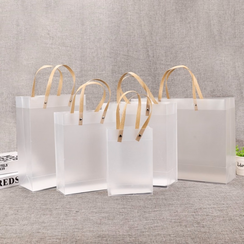 Transparent Shopping Gift Handbag