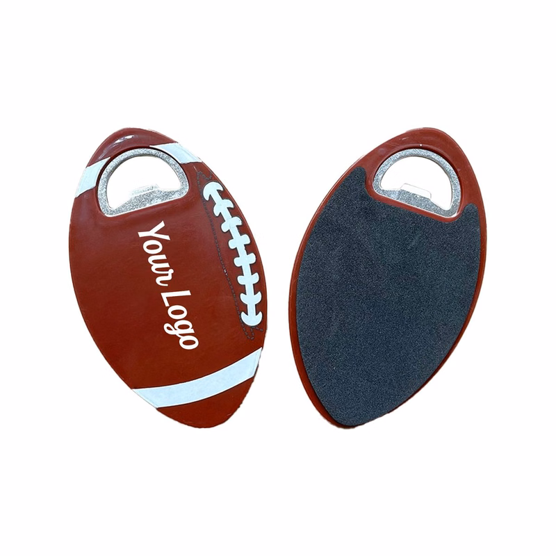 Football Shaped Non-slip Beer Bottle Opener Coaster