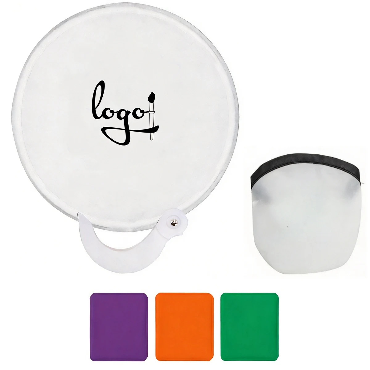Folding Fan with Storage Pouch ?C Protable Design 1