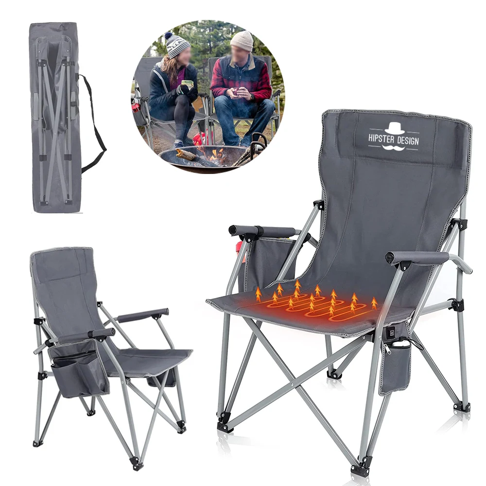Heated chair with carrying bag 1