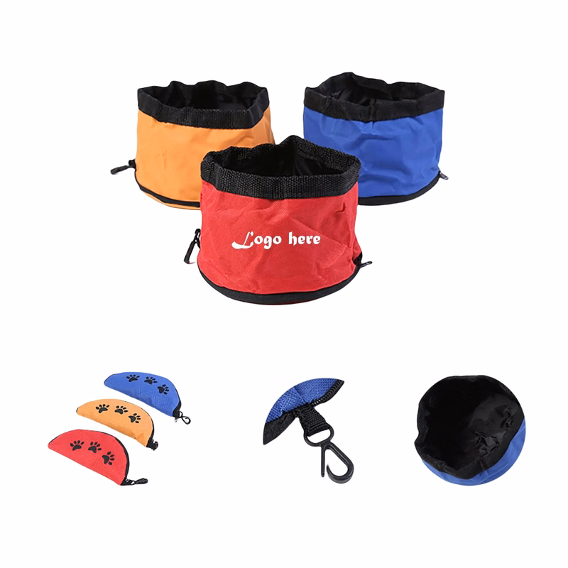 Full Color Printed Collapsible Dog Bowl
