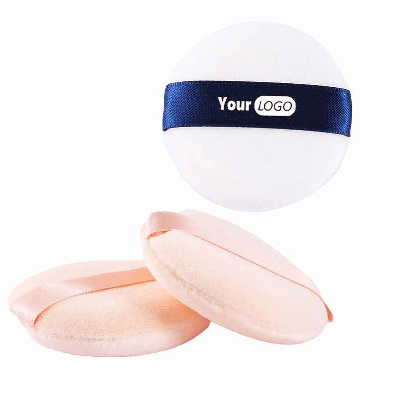 Powder Puff Washable Round Velour Loose Soft