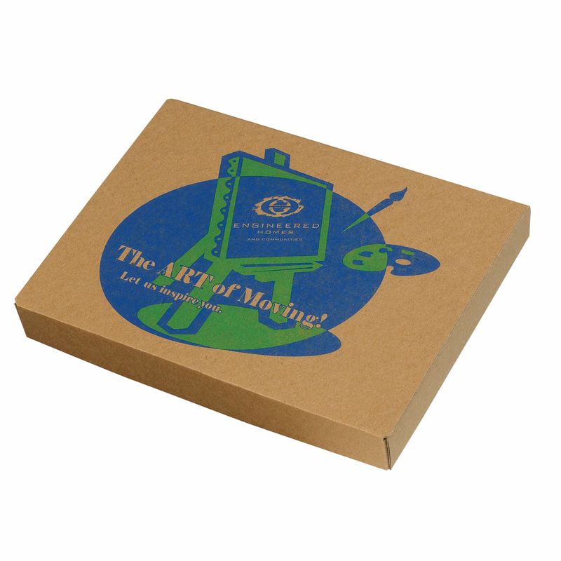 11" x 8 1/2" x 1 3/8" - E-Flute Outside Tuck Box