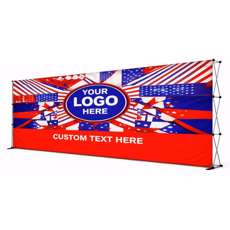 20' Pop Up Straight Fabric Wall