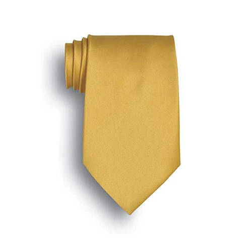 Gold Silk Tie 1