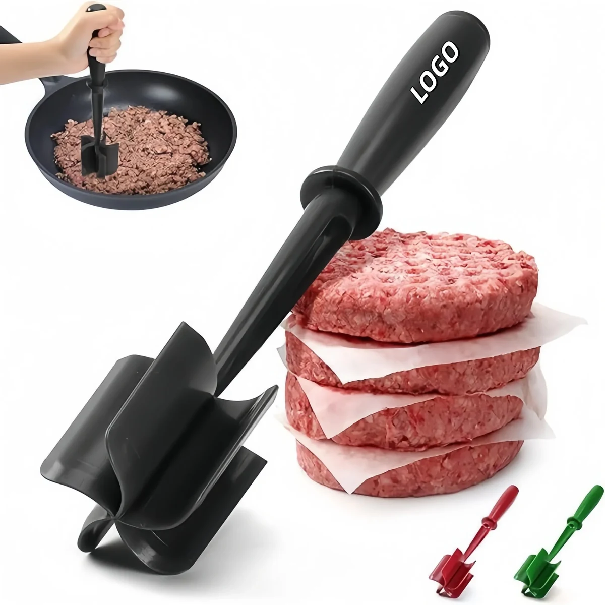 Cooking Scraper, Minced Meat, Mixing Spatula 1