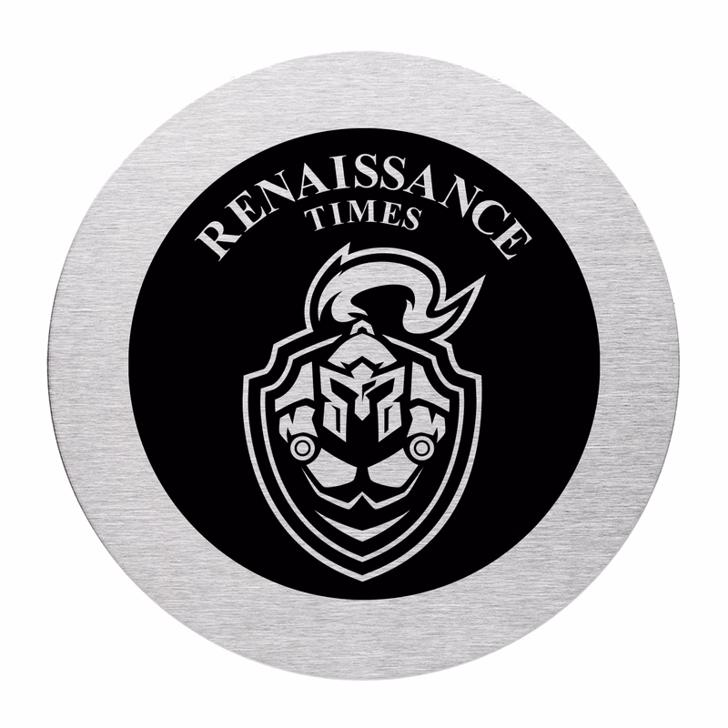 Round Stainless Steel Coaster (1 Color Imprint)