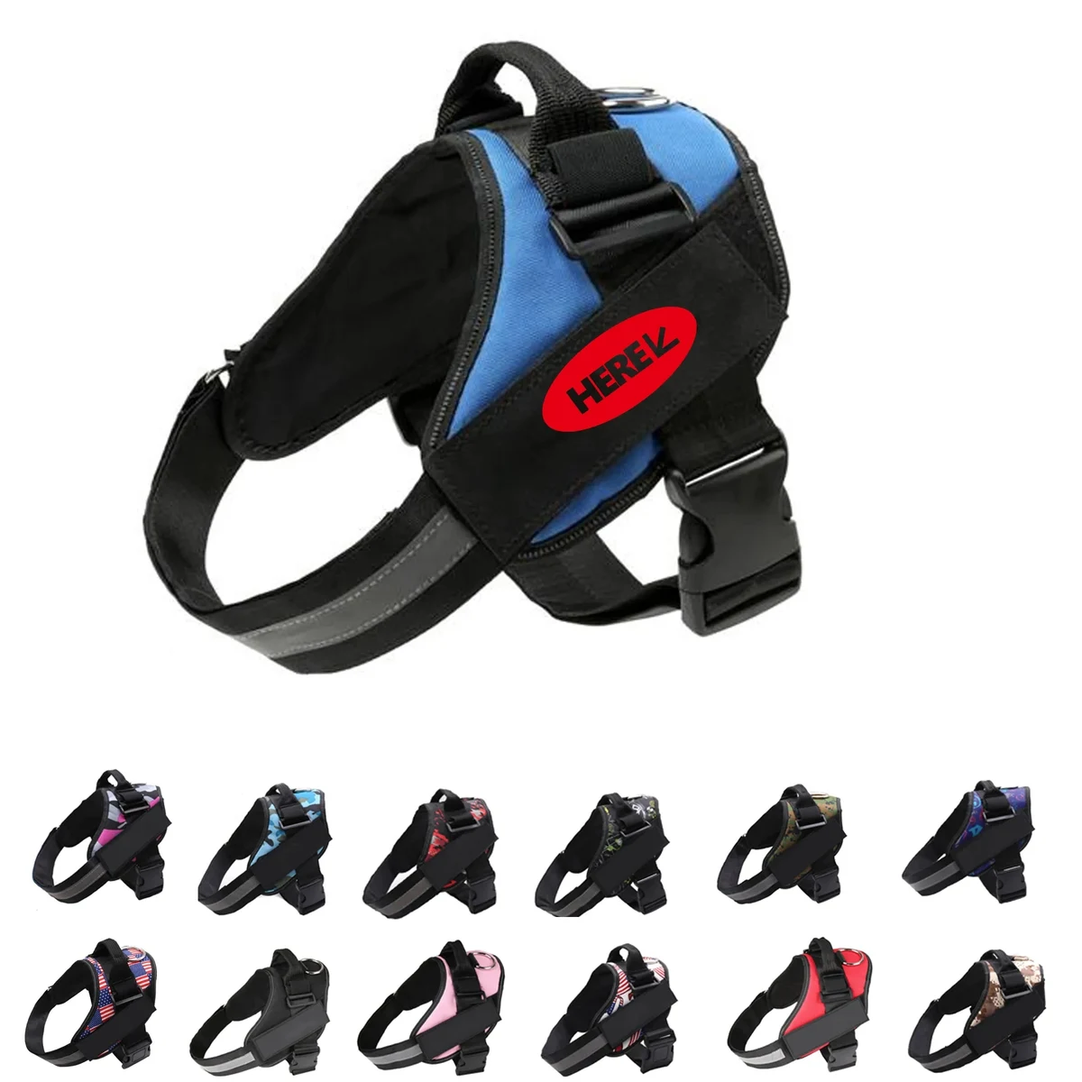MOQ20PCS Large Pet Vest Harness Breathable Mesh Sublimation 1
