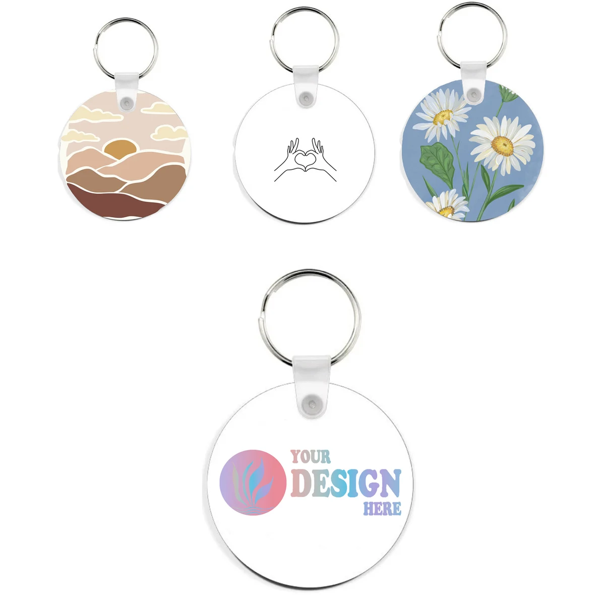 Custom Plastic Key Ring 1