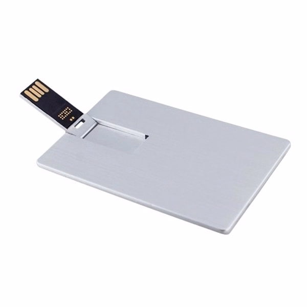 Flip Up Metal USB Business Card