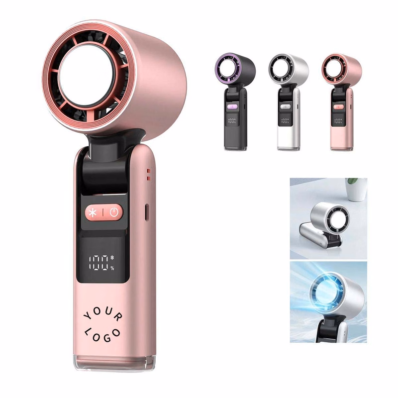 Handheld Neck Hanging and Desktop Fan Adjustable