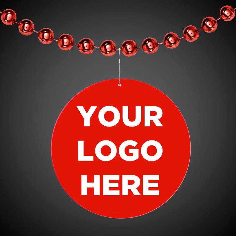 Red 2 1/2" Medallion Badge(Digi Print)