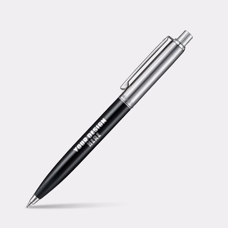 SHEAFFER® Sentinel Metal 331 Glossy Black Barrel Executive Ballpoint Pen w/ Gift Box