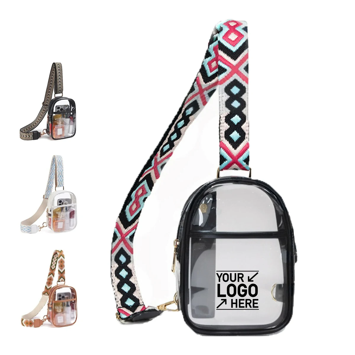 Heavy Duty Clear Sling Bag 1