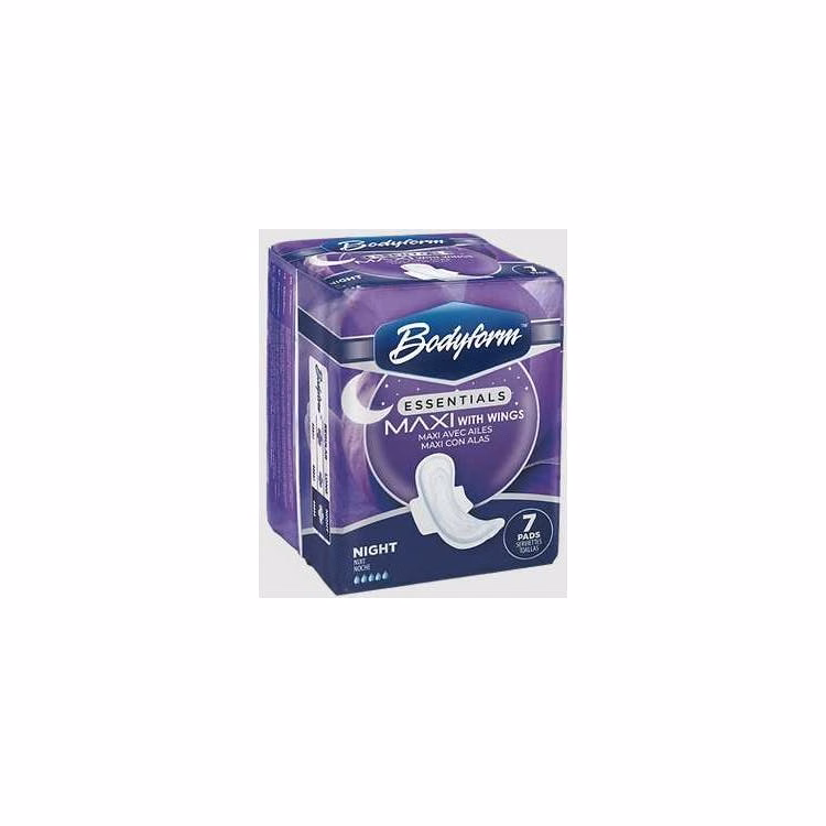 Maxi Pads with Wings - Night 7 Count