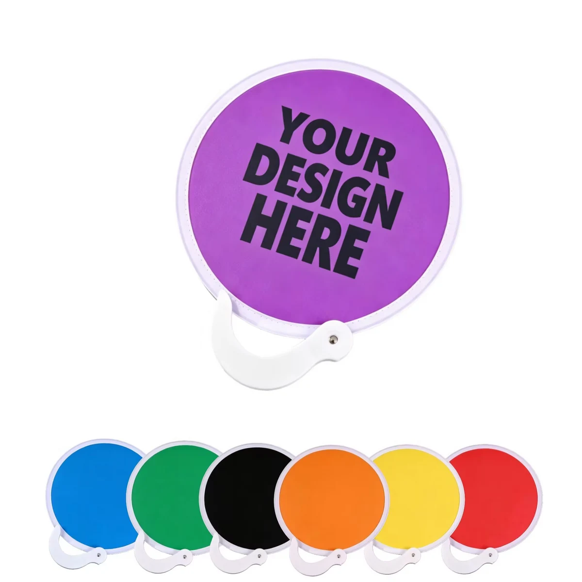 Creative Folding Fan with Custom Printed Logo 1