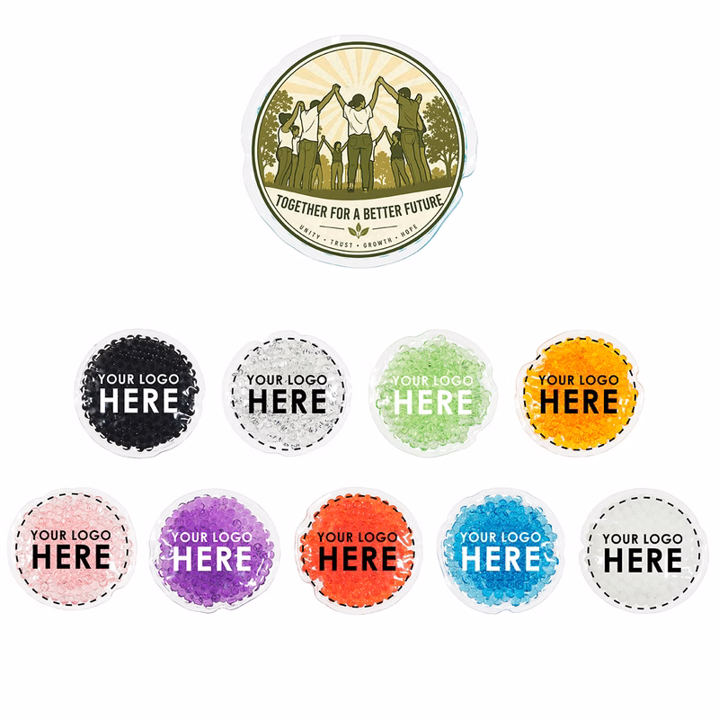 Full Color Mini Round Aqua Pearls™ Hot/Cold Pack