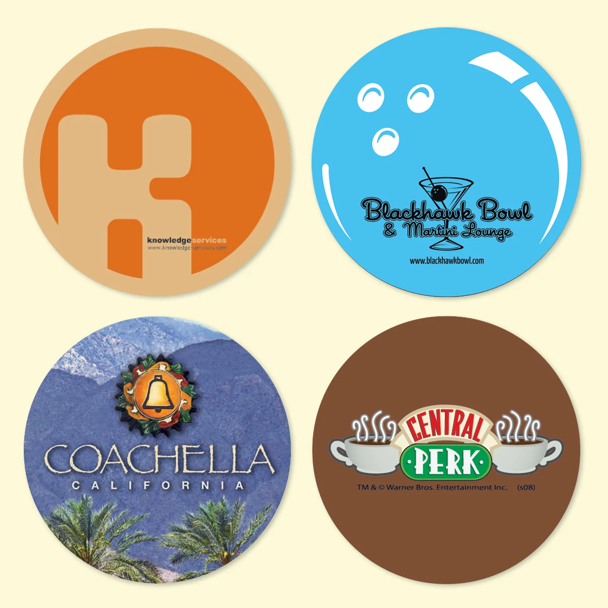 Vynex DuraTec 3.6"Round x1/16" Drink Coaster 1