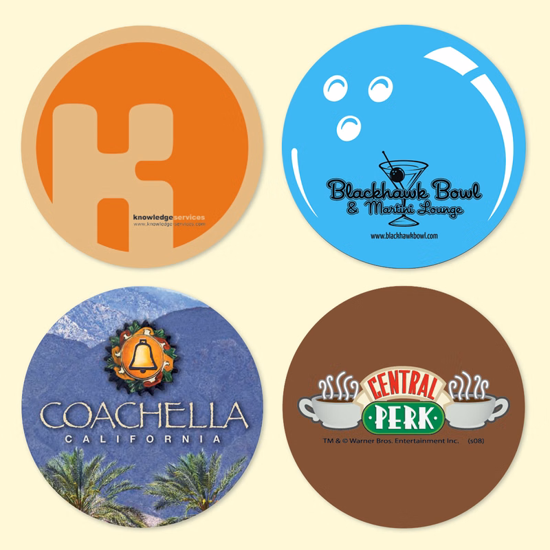 Vynex DuraTec 3.6"Round x1/16" Drink Coaster