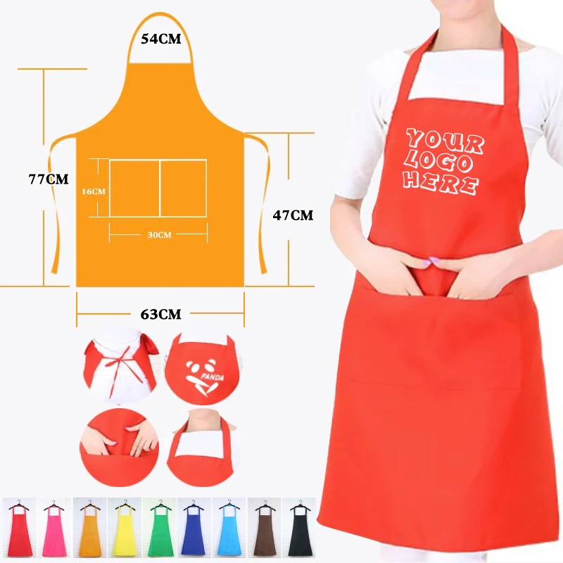 Uniform Cloth Apron w/ Two Pockets 1